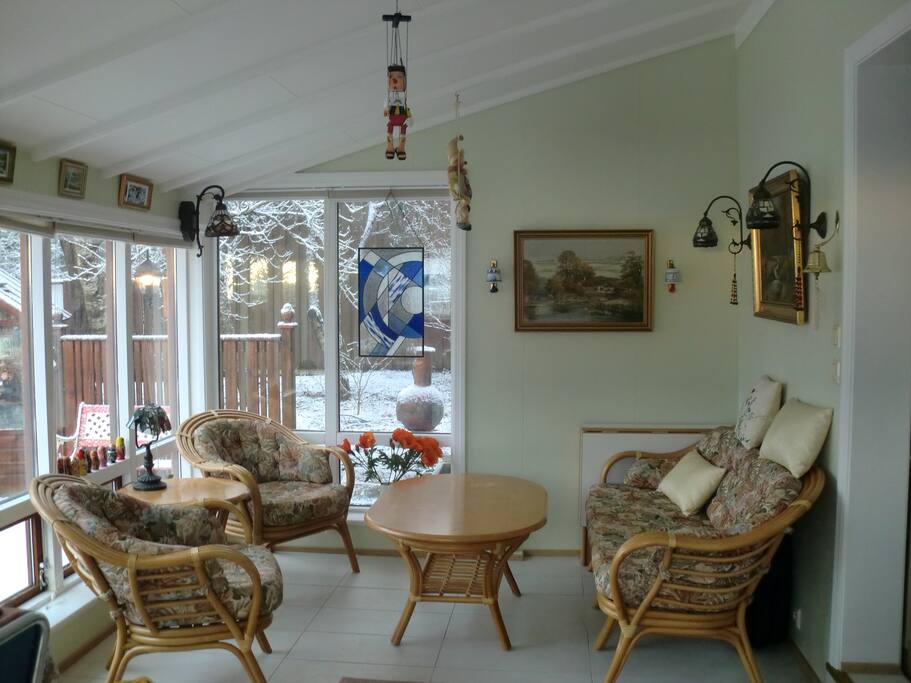 The sunroom.