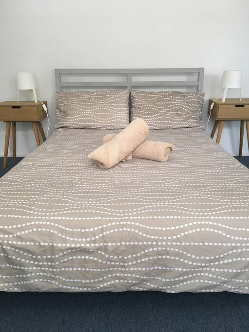 The room with comfy double bed