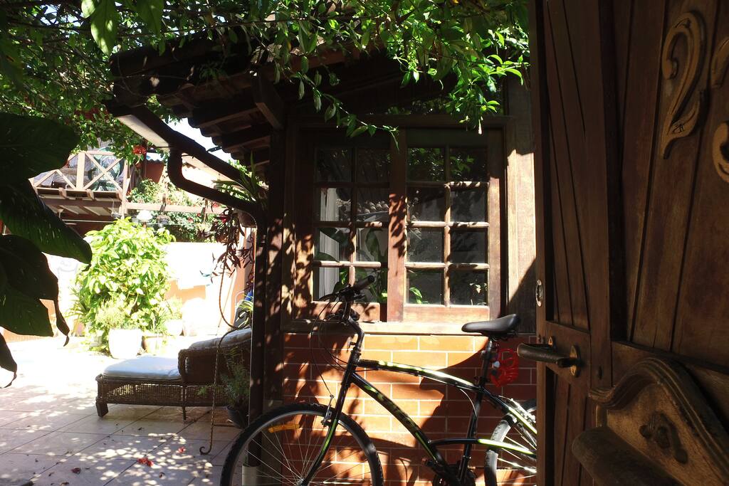 Porta de entrada da casa