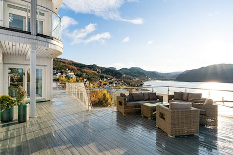 House by the fjord. Close to the Pulpit rock.
