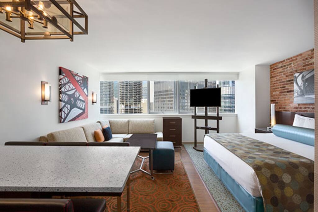 Studio unit living room/bedroom