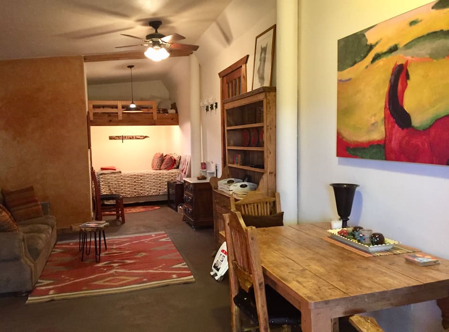 Interior of cottage