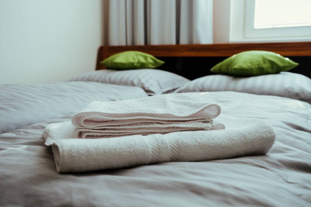 Two towels for each of you