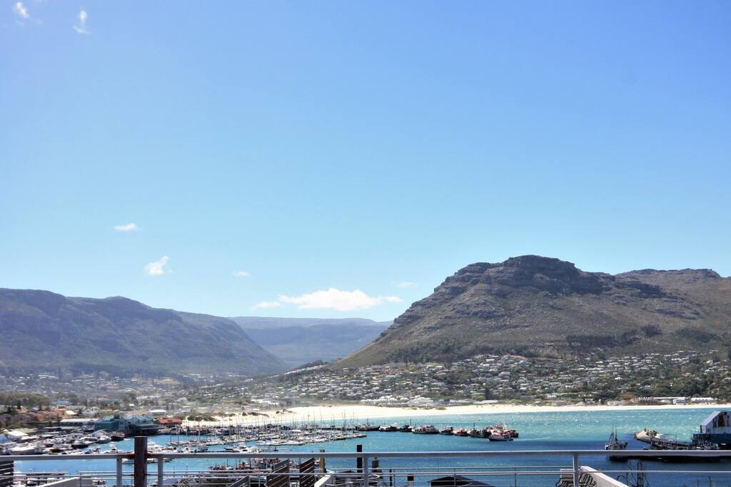 View of Hout Bay from the balcony