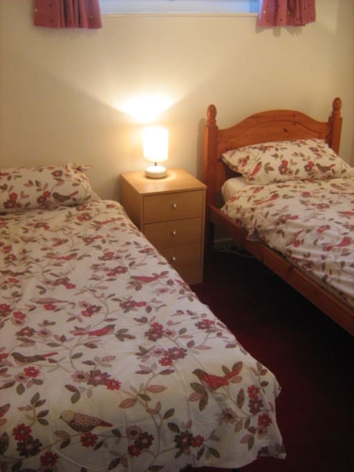 With two single beds