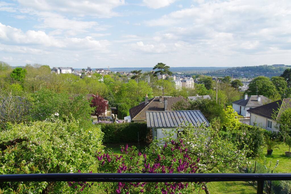 Vue panoramique du balcon