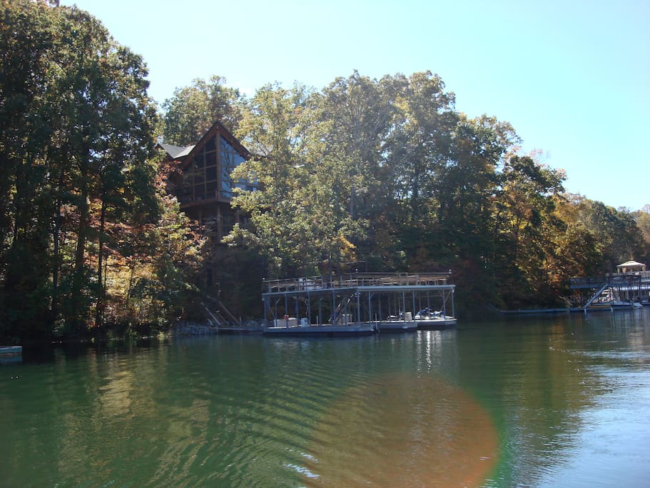 View of the Retreat from Lake Lanier