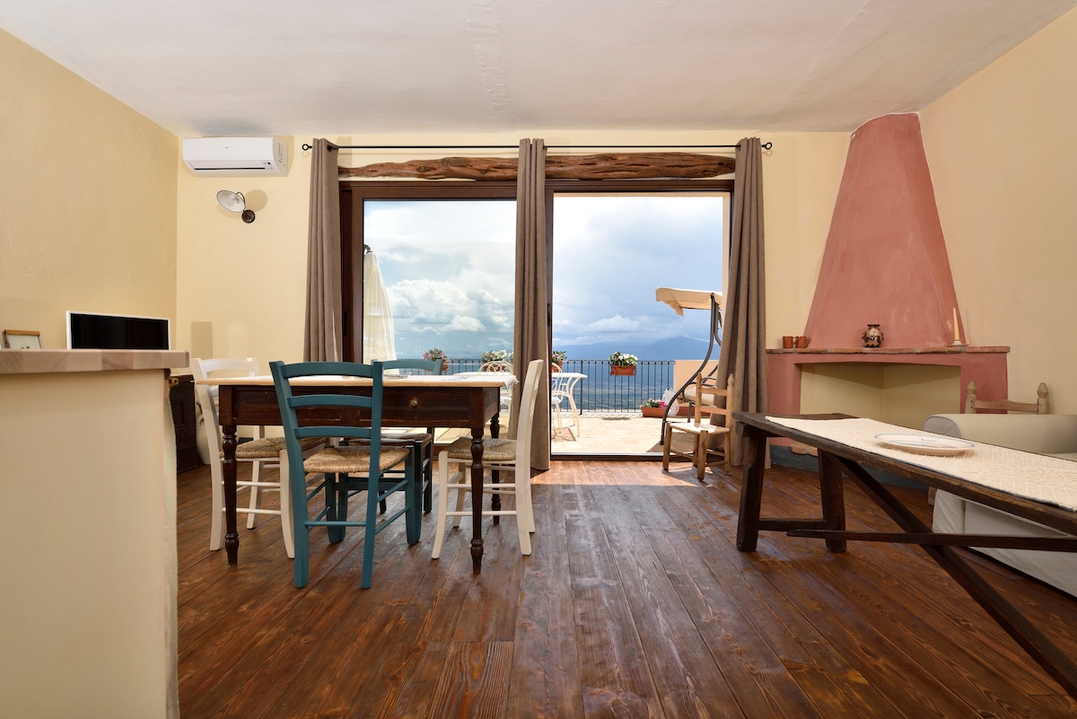 Popular Airbnb listing: Romantic Penthouse in Baunei
