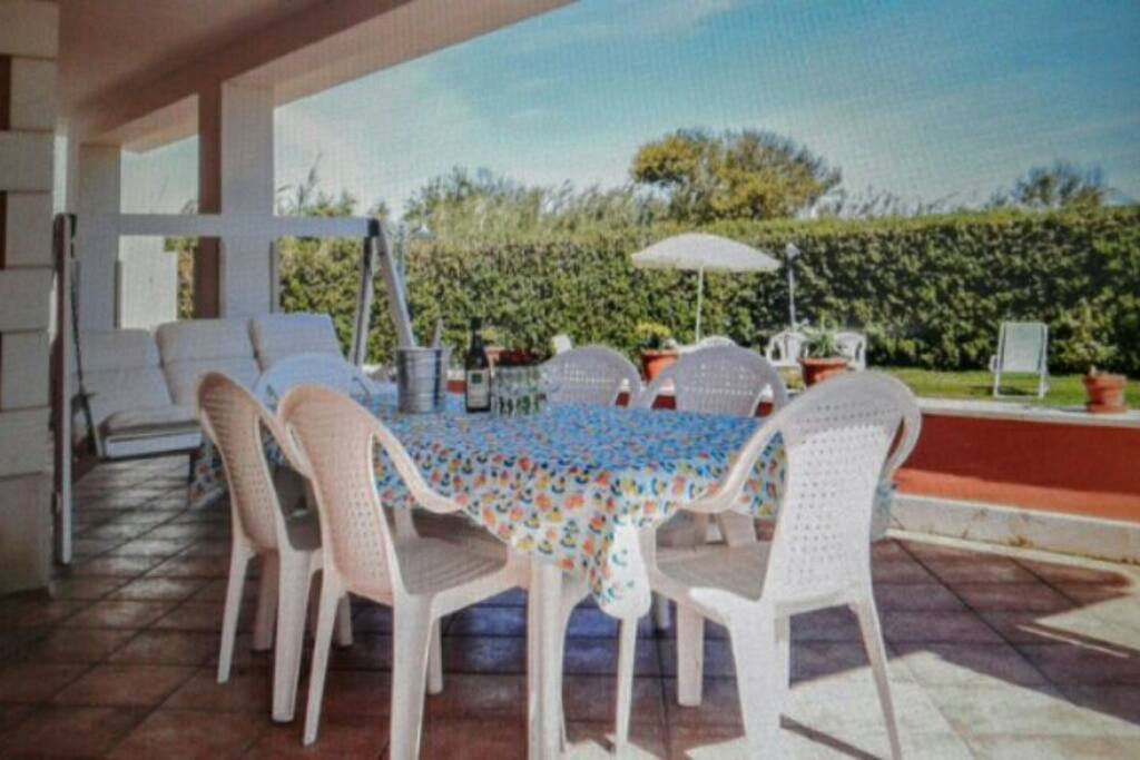 veranda lato giardino