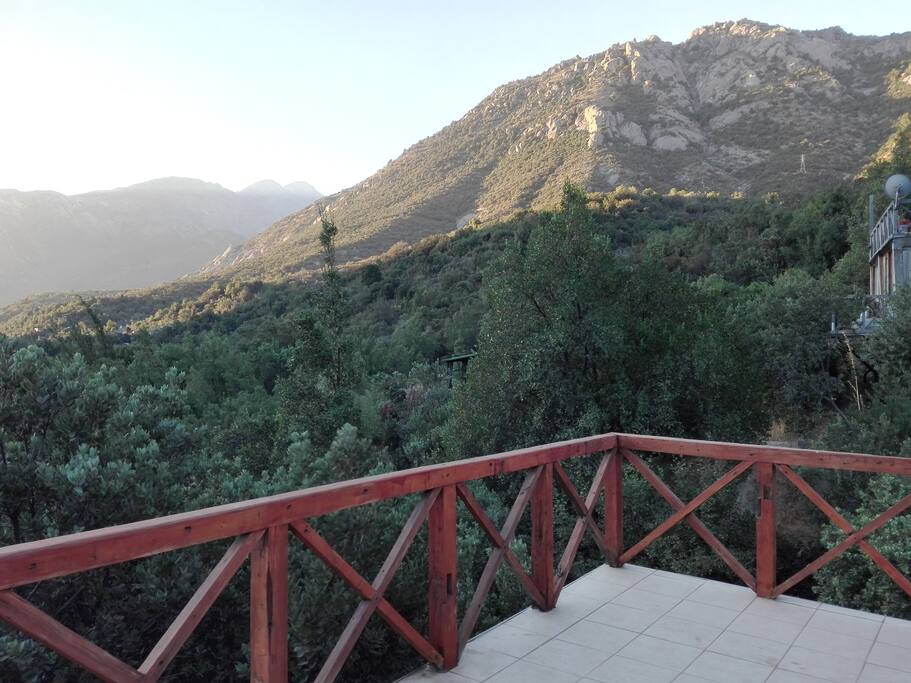 Vista desde el balcón de la casa