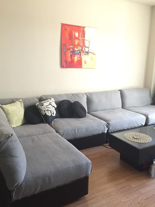 Comfortable sectional couch