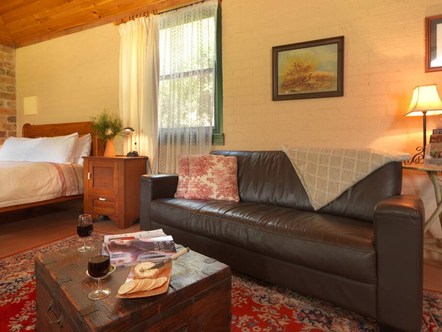 A delightful, comfortable living area.