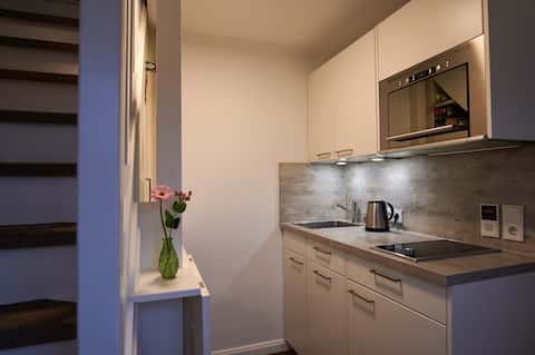 Helles, freundliches Studio für 2, mit Strandkorb!