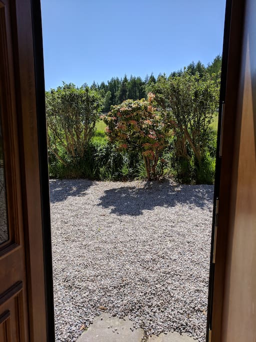 View out front door