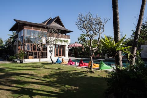 6 BR Villa 100m walk to Pererenan Beach