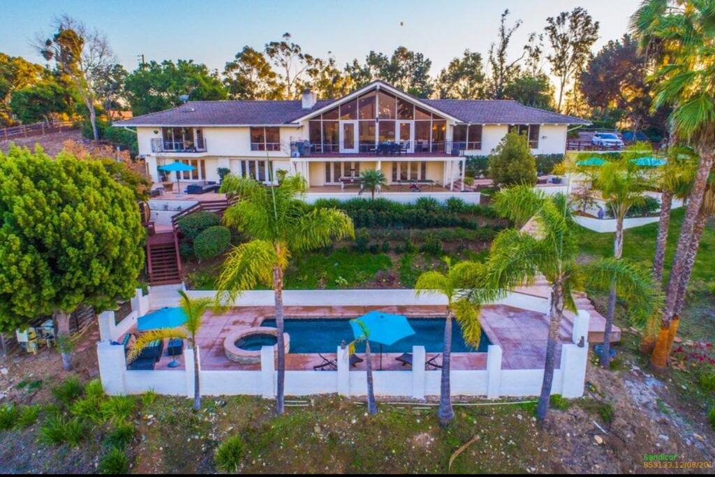 Backyard of 2.1 Acre Beautiful Property