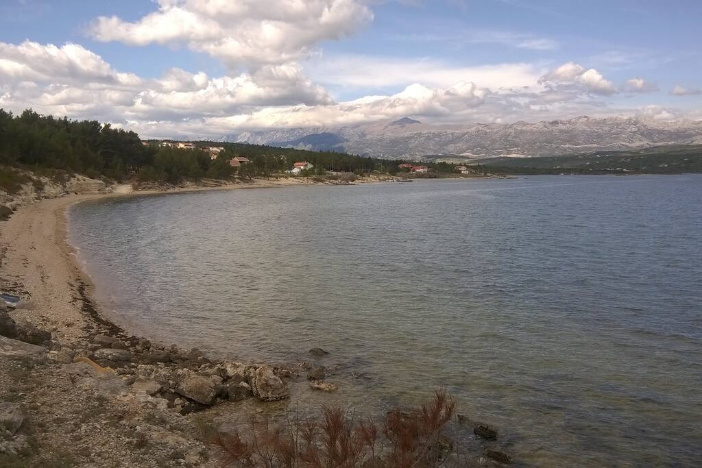 Pridraga beach
