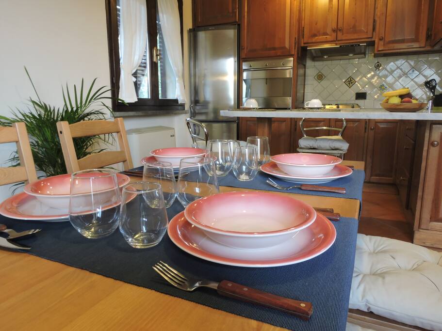 La sala da pranzo