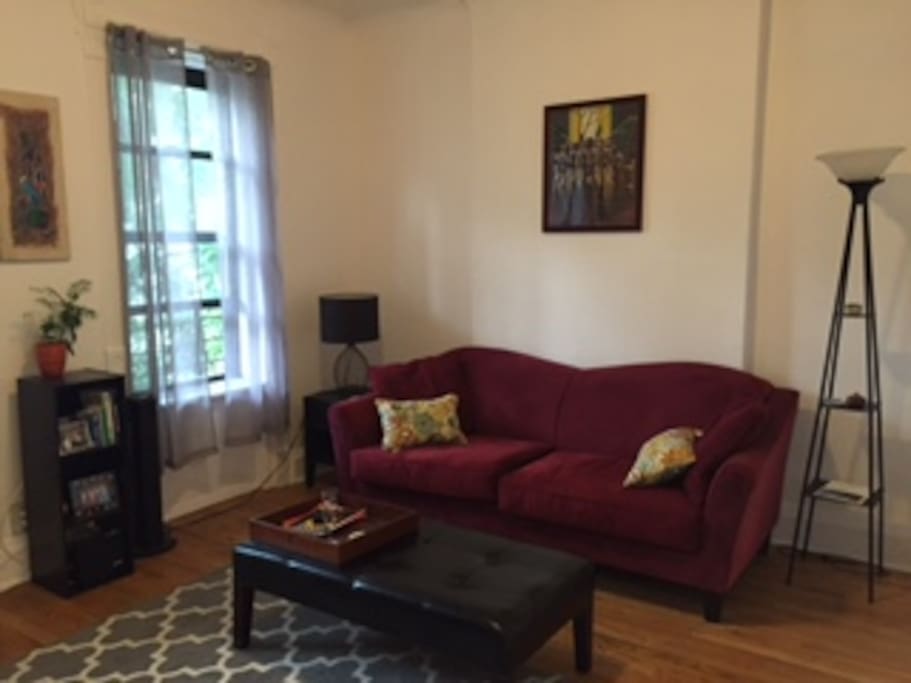 Living room/ converted 2nd bedroom.