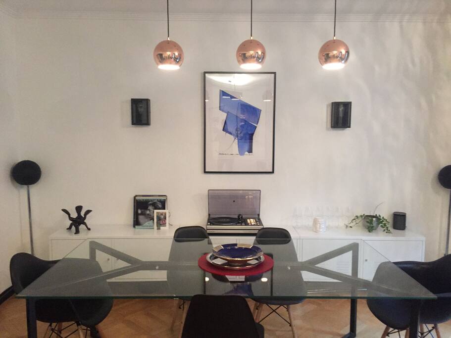 The dining room