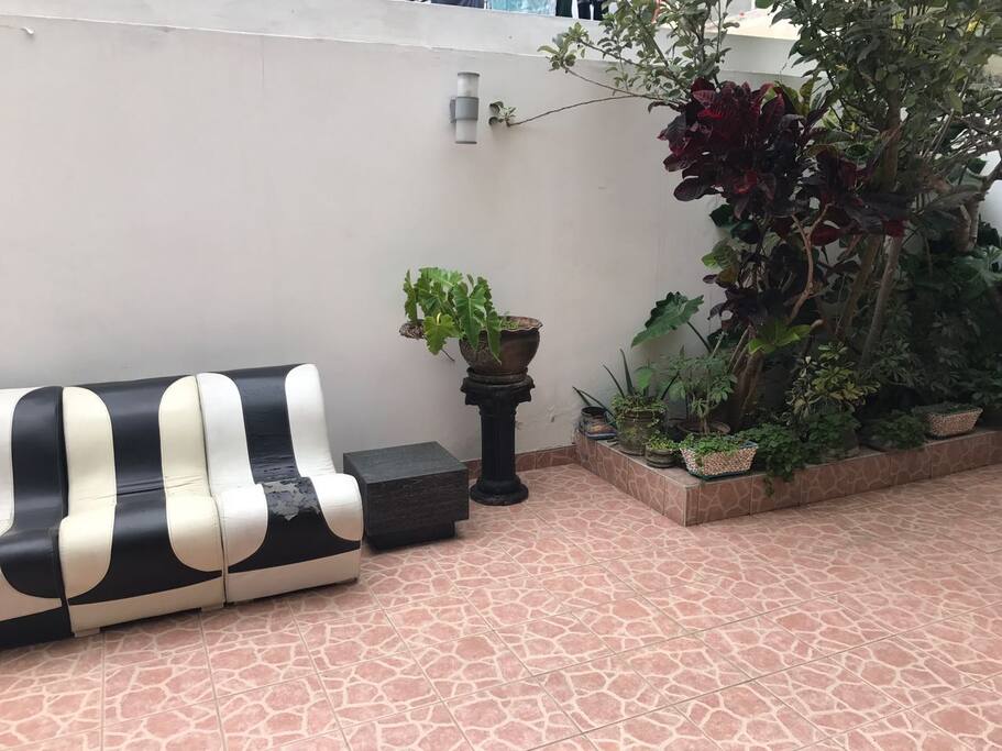 Patio de la casa