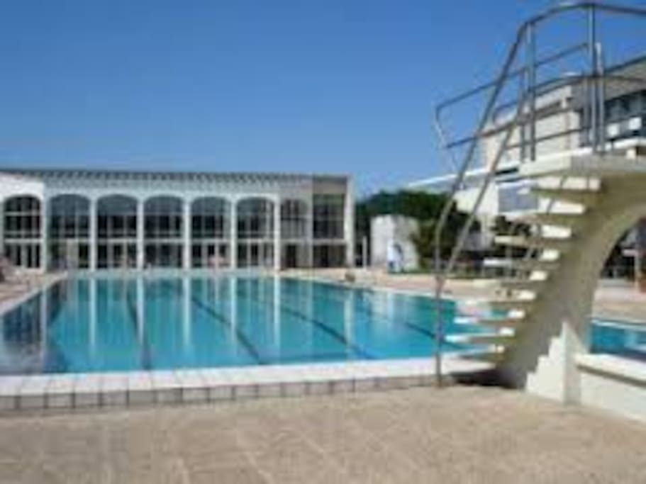Dans une ville dotée de magnifique aménagements (piscine sauna hamam parc foret champs de courses....