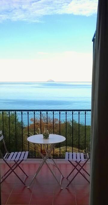 The terrace