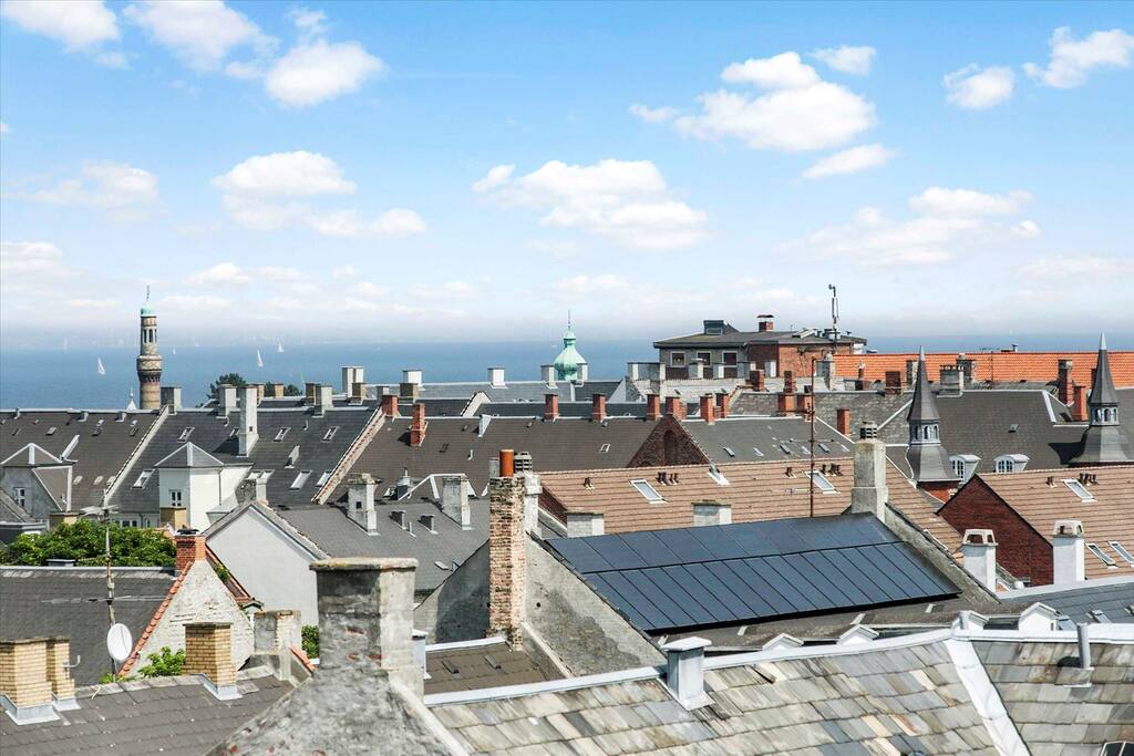 View from the rooftop terrace