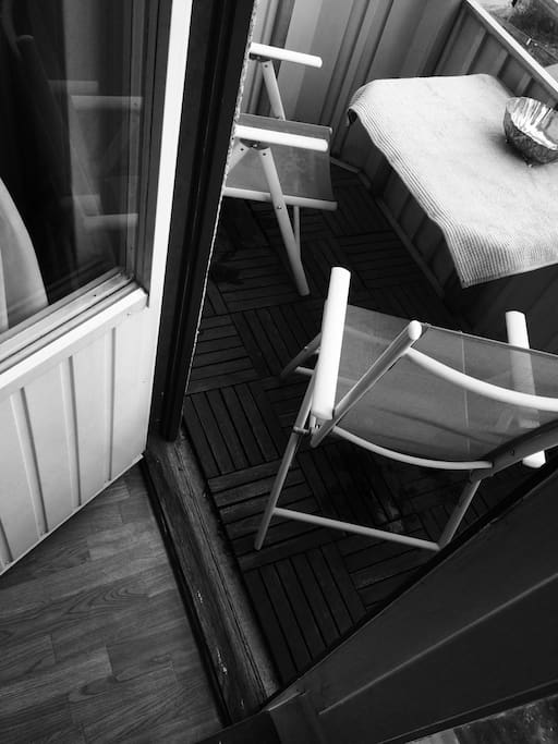 Cosy, sunny balcony