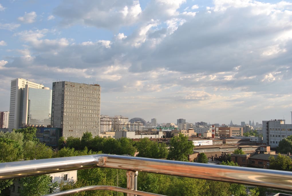 Вид с балкона