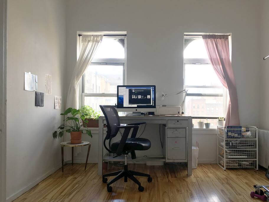 Feel free to use my studio to work or exercise