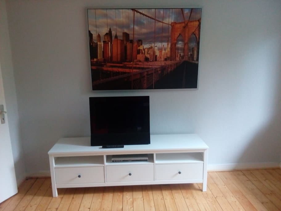 Fernsehen im Wohnzimmer