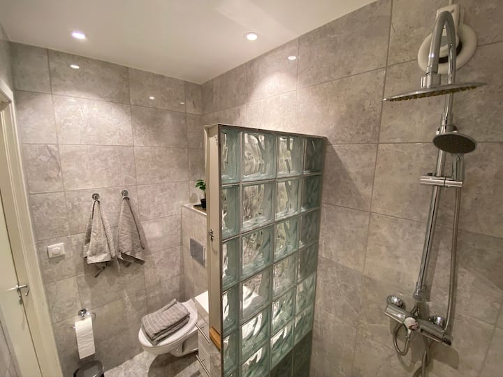 Apartment 10 min from city center, free parking.