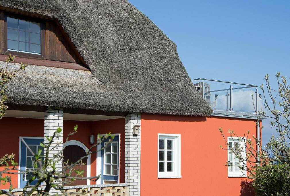 Eingang zur Wohnung " Muschel "