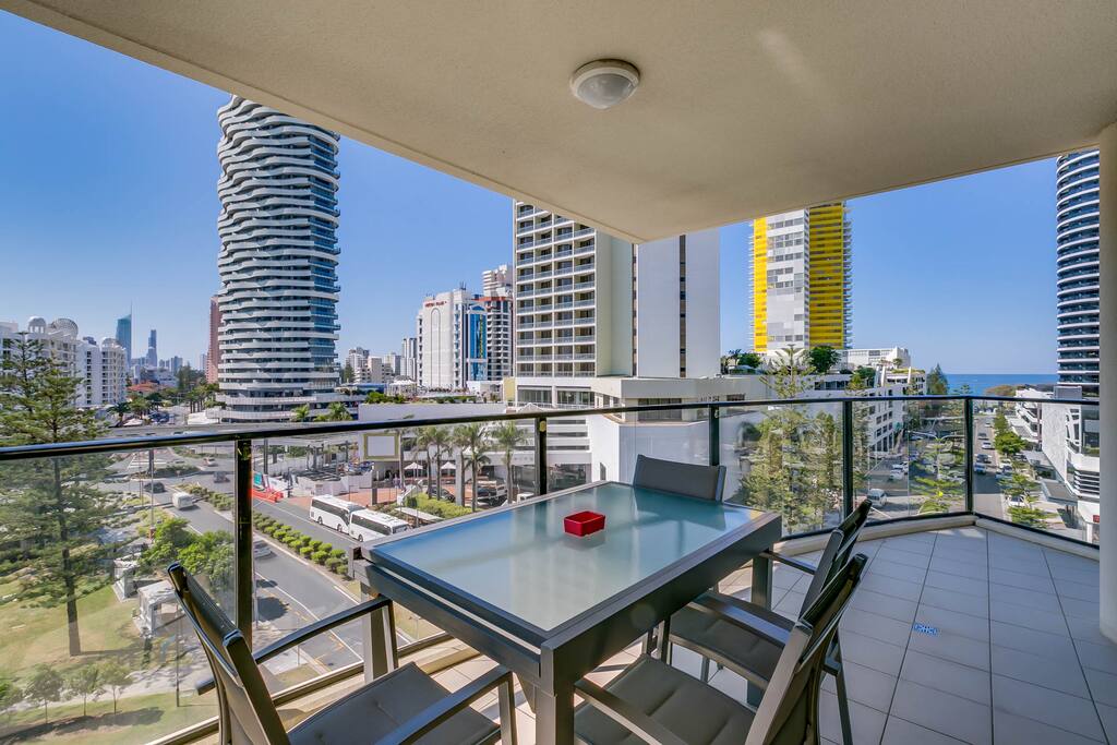 Beach, Park and City views