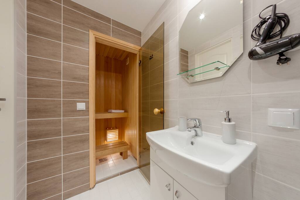 Bathroom, sauna
