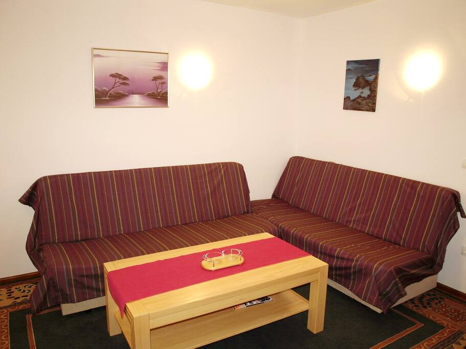 Two click-clack sofa