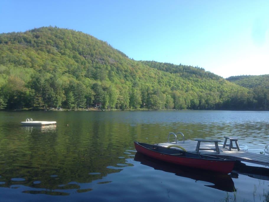 Complete with dock/ swim float/ canoe/ 2-man kayak