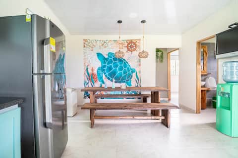 Popular Airbnb listing: Family Cabin · Beach · Wifi · Pool · A/C in San Bernardo Del Viento