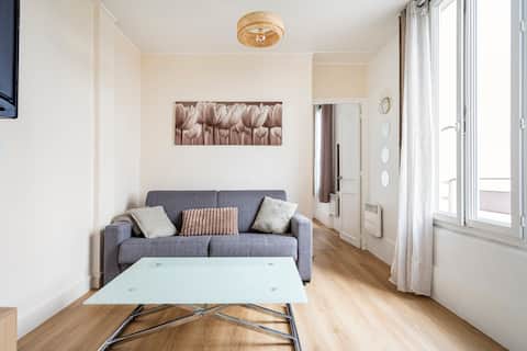 charming 2 room apartment for 4 people