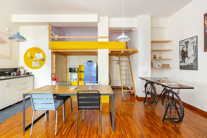 Ampio Loft Con Terrazza E Parcheggio A Monteverde - Rzym
