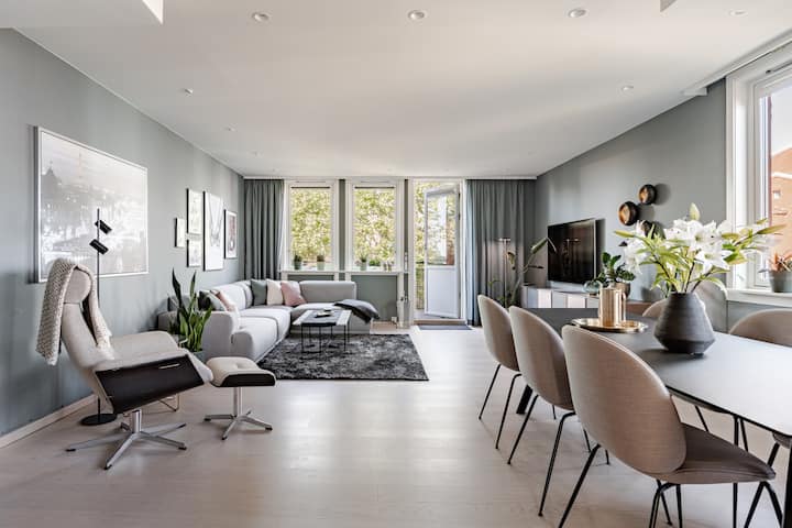 Design Rooftop Apartment 90m², Top Location - Oslo