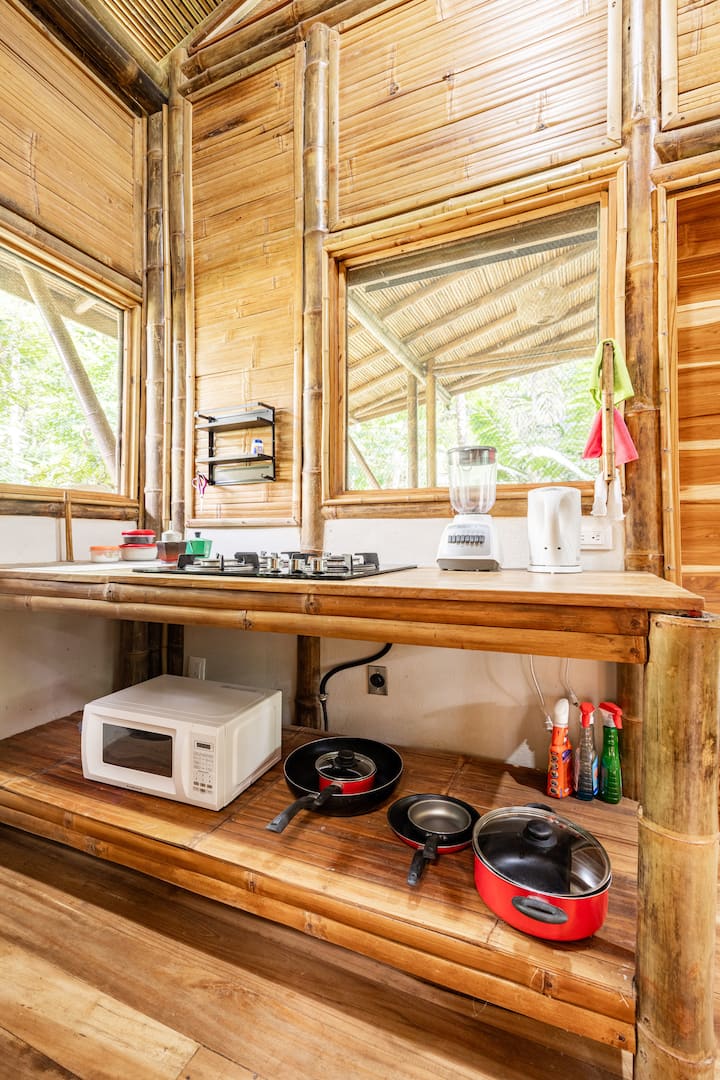 Yogachal Vista Mar Bamboo Ecolodge  Waterfall View - Costa Rica