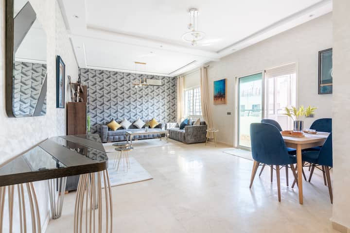 Moderne Et Spacieux Apt 80 M² - Cœur De Casablanca - Casablanca