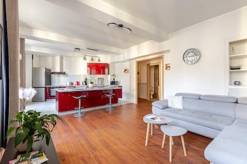 Apartment in the city center.