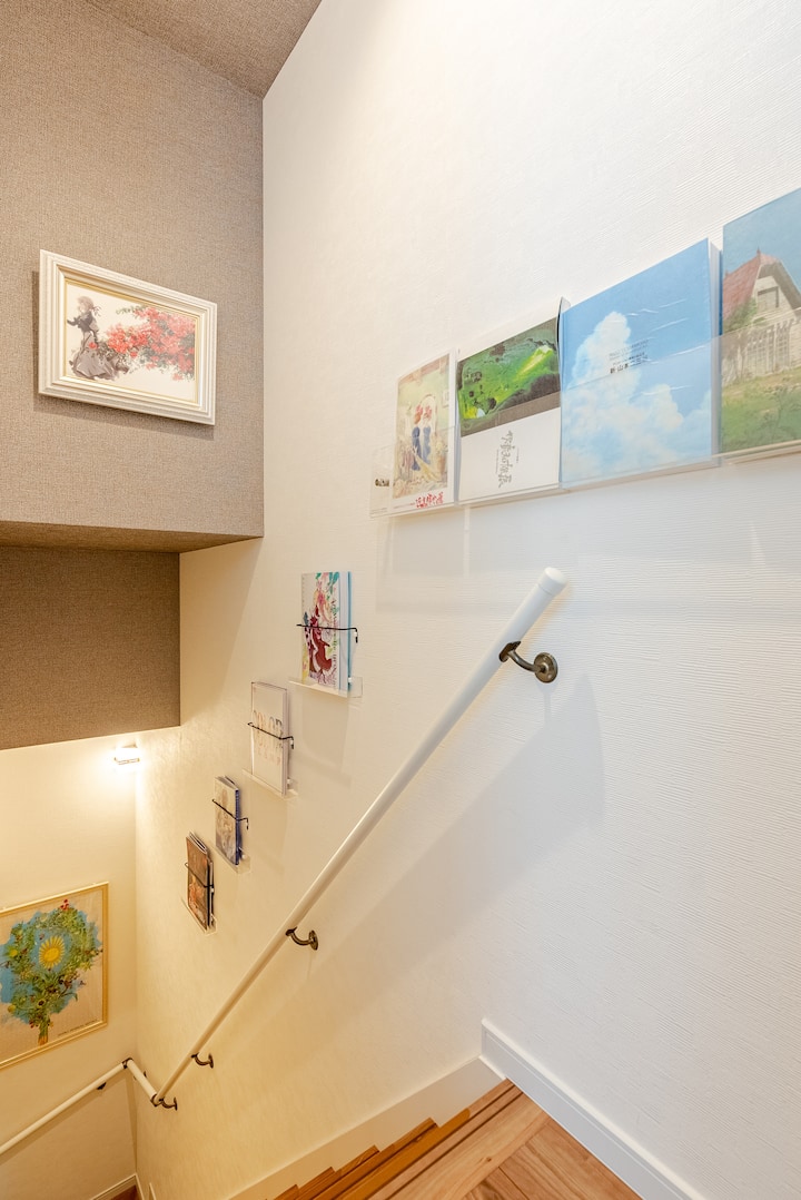 Ngazi hadi chumba cha kulala