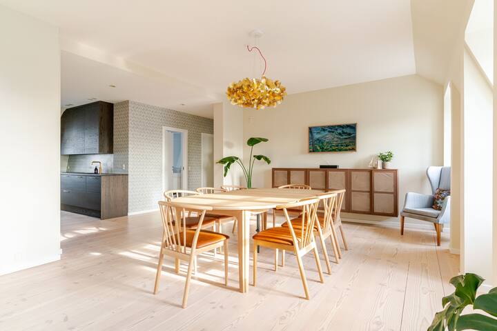 Duplex i Hellerup med vandudsigt