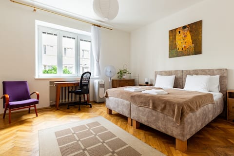 Spacious flat on a quiet street