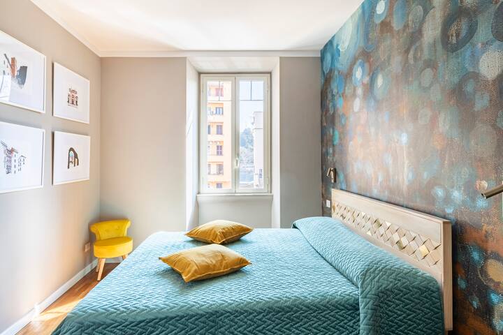 Spacious apartment with a view in Rome