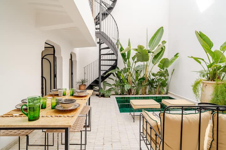 Designer Riad | Pool ~ Rooftop ~ Daily Breakfast - Marrakech